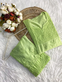 Chanderi Silk Pastel Shade Soft Set