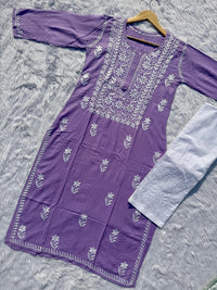 Rayon Square Neck soft Kurta