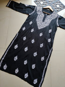 Long soft Regular Chikankari Kurtis
