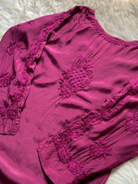 Heavy 3d Muslin butter soft fancy kurta