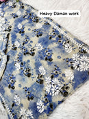 Rich Work Pure Mul cotton Kurti And handwork plazzo