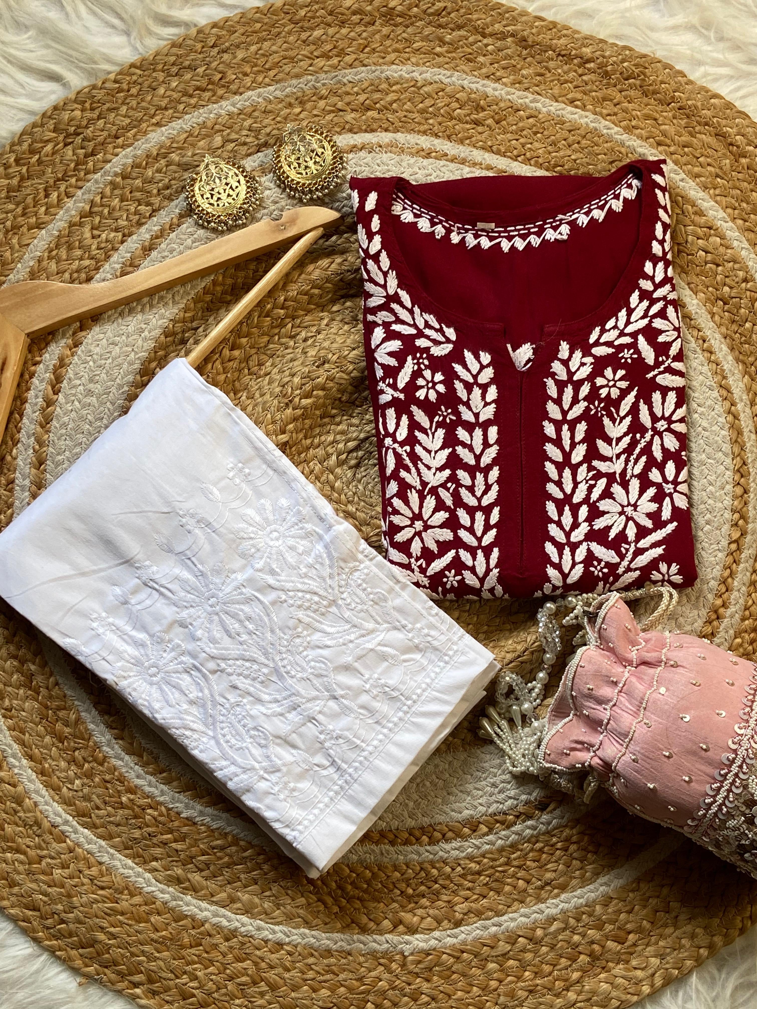 Rayon Fine Intricate Kurta