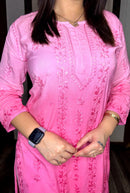 GhasPatti Chaddi Handwork Dual Shade kurta