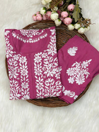 Buta embroidered Ghaspatti Kurta and plazzo