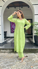 Chanderi Silk Pastel Shade Soft Set