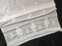 Chiffon Dupatta With Border Lace