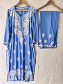 Stylish Crafted Chikankari heavy embroidered kurta Set