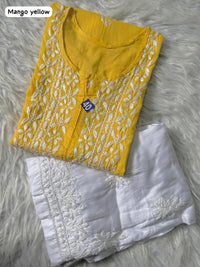 Soft Daman Mul Kurti And Plazzo combo