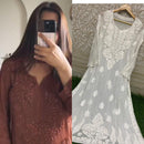 Heavy Viscose Front and Back side Worked Kurta