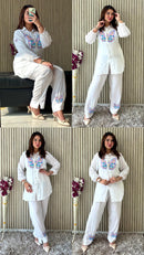 Modal Aari Zarsozi Work Co-ord set