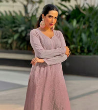 Resham muqaish viscose Jaal Luxe kurta