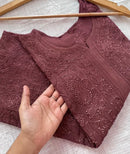 Hania Amir Resham Viscose Jall