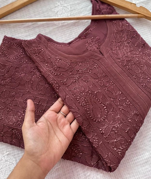 Hania Amir Resham Viscose Jall