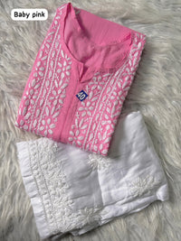 Soft Daman Mul Kurti And Plazzo combo