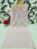 Heavy Gala Daman Mirror Kurta with inner