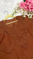 Chanderi Trendy Short Top for Summer