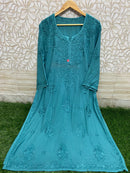 Plus Size Heavy work Soft Silky Rayon  kurta