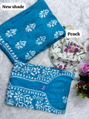 Heavy Handwork Kurti Combo with potli