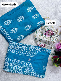 Heavy Handwork Kurti Combo with potli