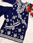 Handwork Heavy Modal Plazzo Combo