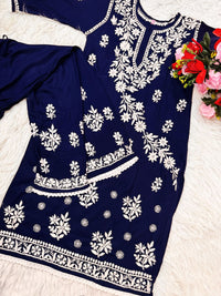 Handwork Heavy Modal Plazzo Combo