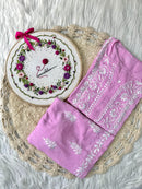 Zara Modal Cotton Embroidery Daman Combo