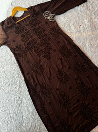 Hoor Muqaish Kurta with Plazzo