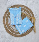 Heavy luxury embroidered Modal Cotton Set