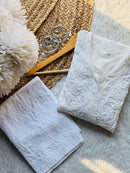 3d Luxe Viscose Flower Jaal Kurta