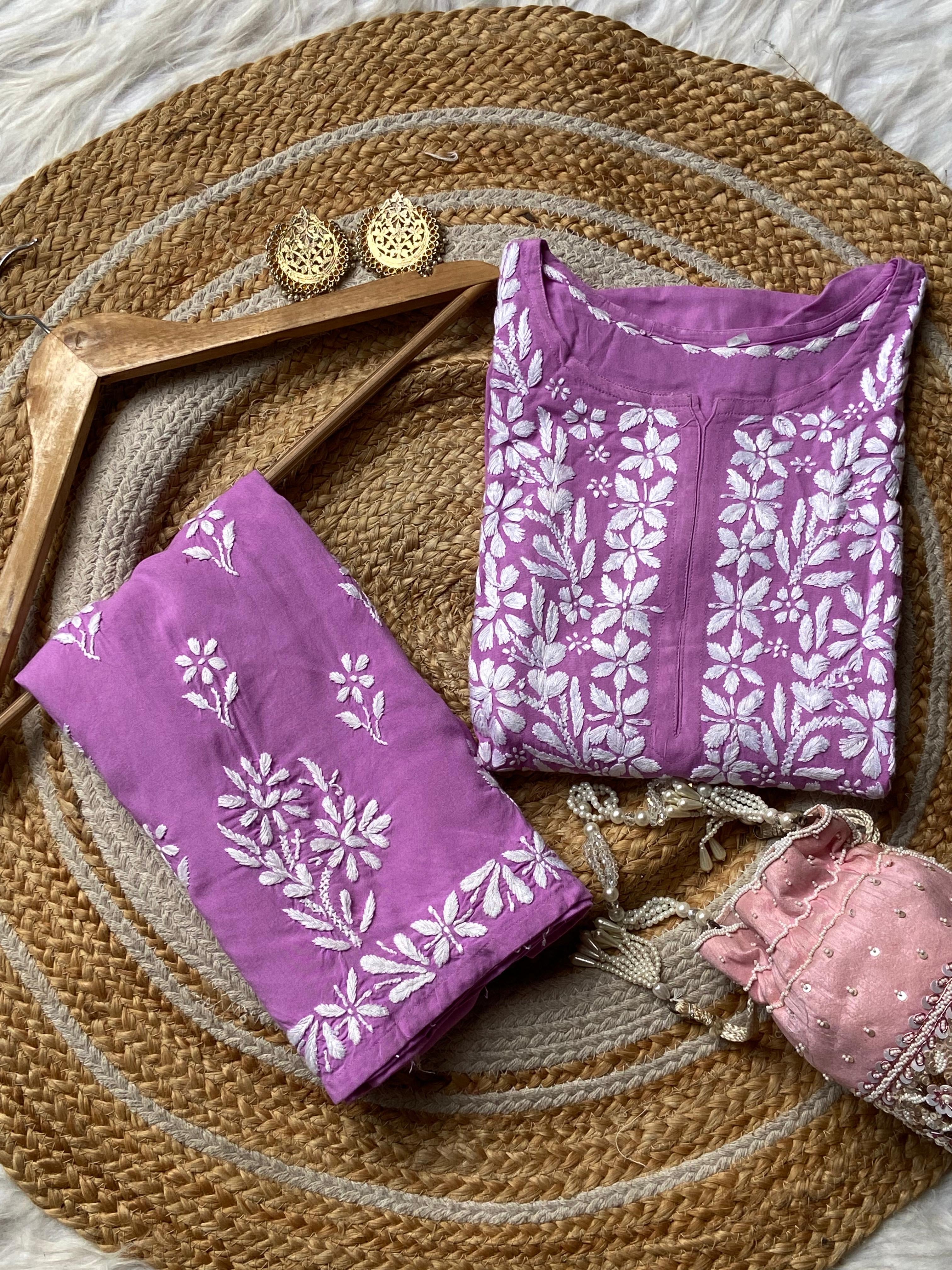 Heavy Daman Work Rayon Premium kurta