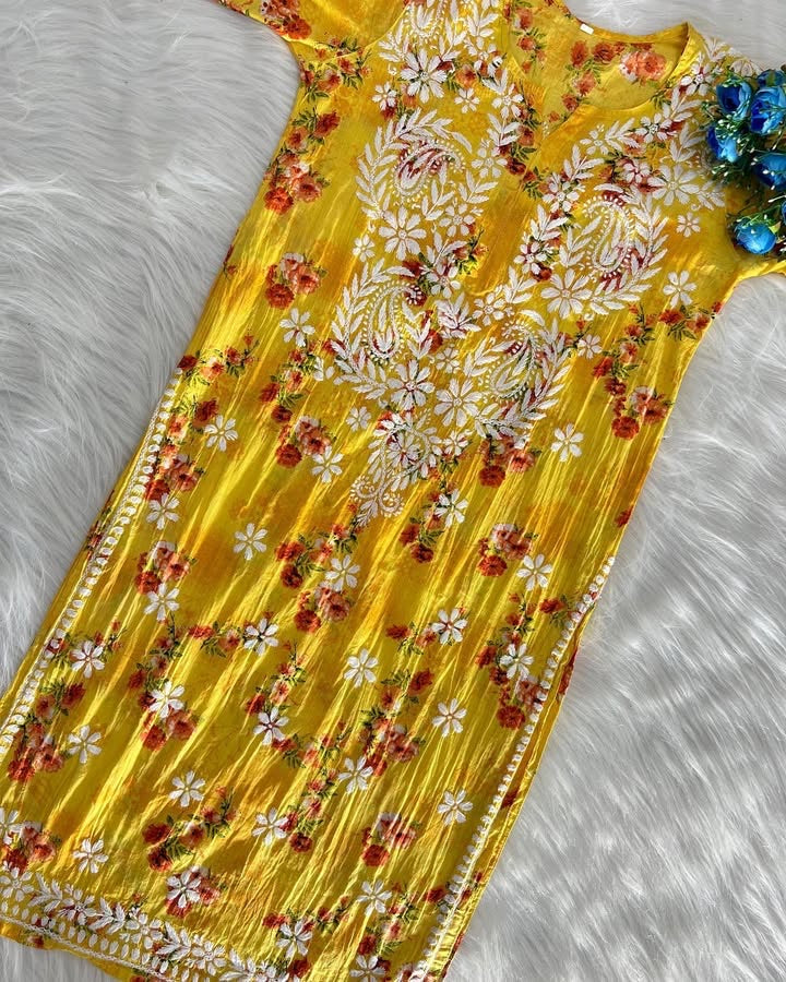 Mul  Plazzo Set flower Combo