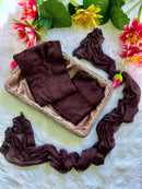 Zoya Rangrez Comfy 3pc Chikankari hand embroidered Set : Saba Ibrahim Inspired