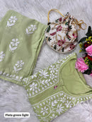 Heavy Handwork Kurti Combo with potli