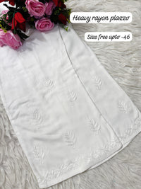 Heavy handwork Fine rich Modal soft Kurta with bottom