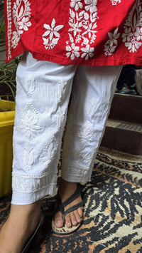 Rayon Hand heavy Work Kurti With pant