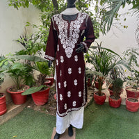 Straight fit rayon Kurta