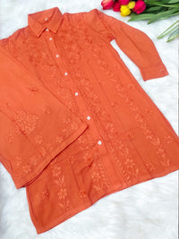 Shirt Style rayon co-ord