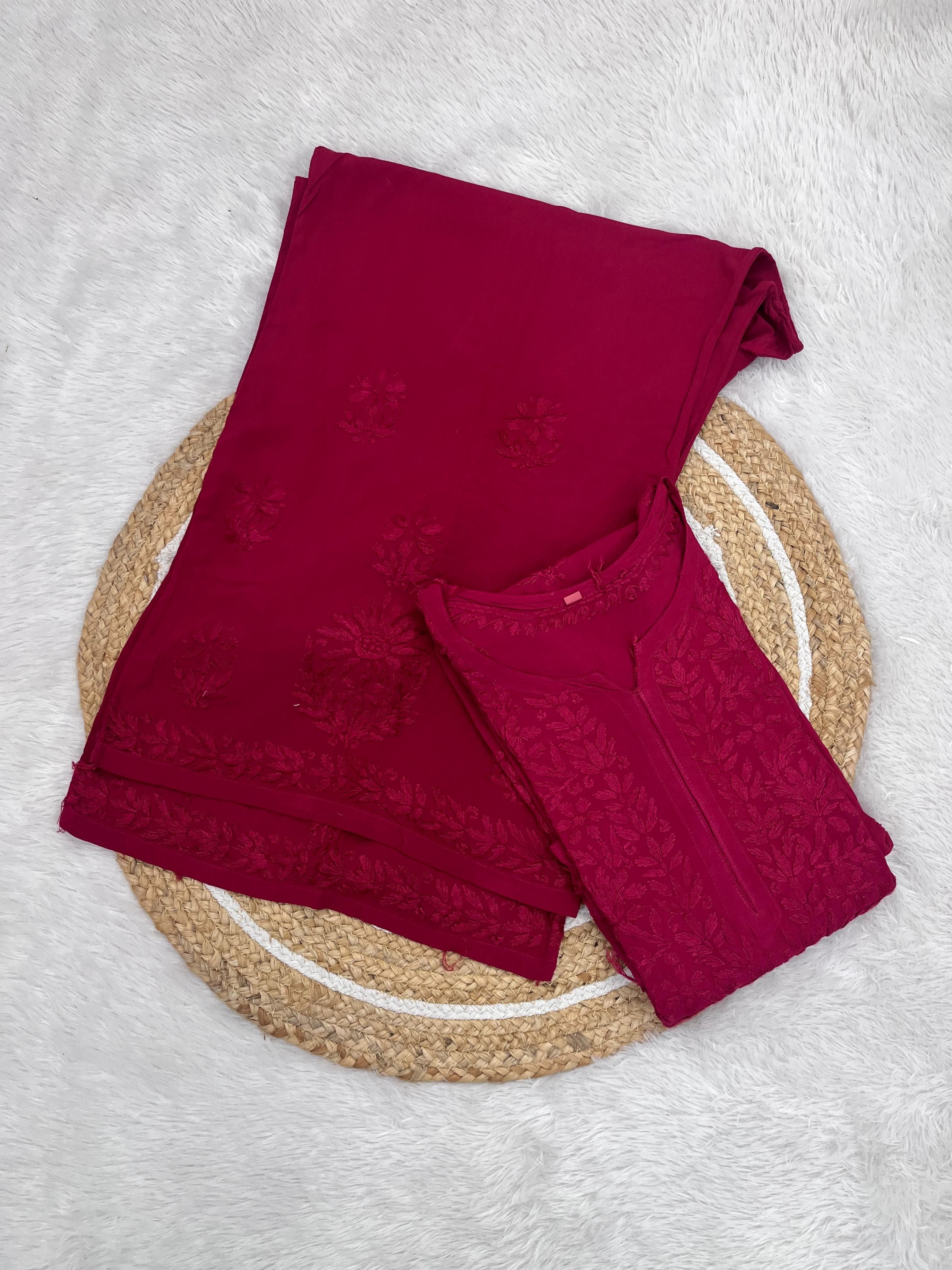 Rangrez Dark Shades Rayon Dyed Kurta Plazzo