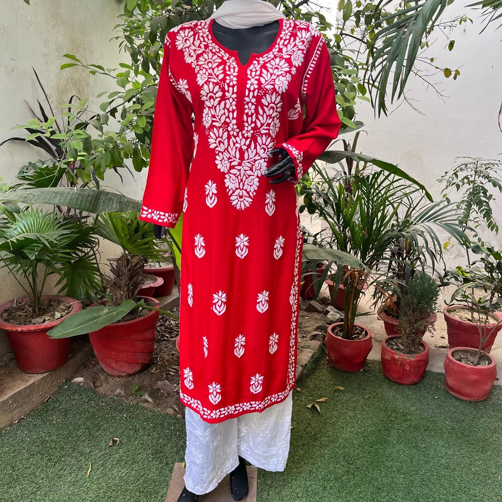 Straight fit Rayon soft kurta