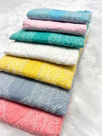 Bakhiya Jaal Trivoile Cotton