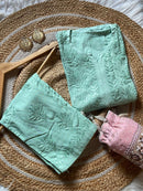 Soft pastel Shade dyed Rayon pocket pant