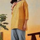 Chanderi Dyed Short Tops