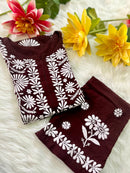 Anaya  Big Buta hand Work kurta combo