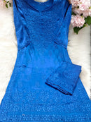 Modal Satin Super Soft Heavywork Co-ord Set