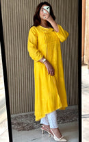 Ghas patti Hand rayon work dot Dori Angrakha