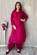 Ghass patti Dobby cotton Plazzo set