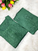 Modal Satin Super Soft Heavywork Co-ord Set