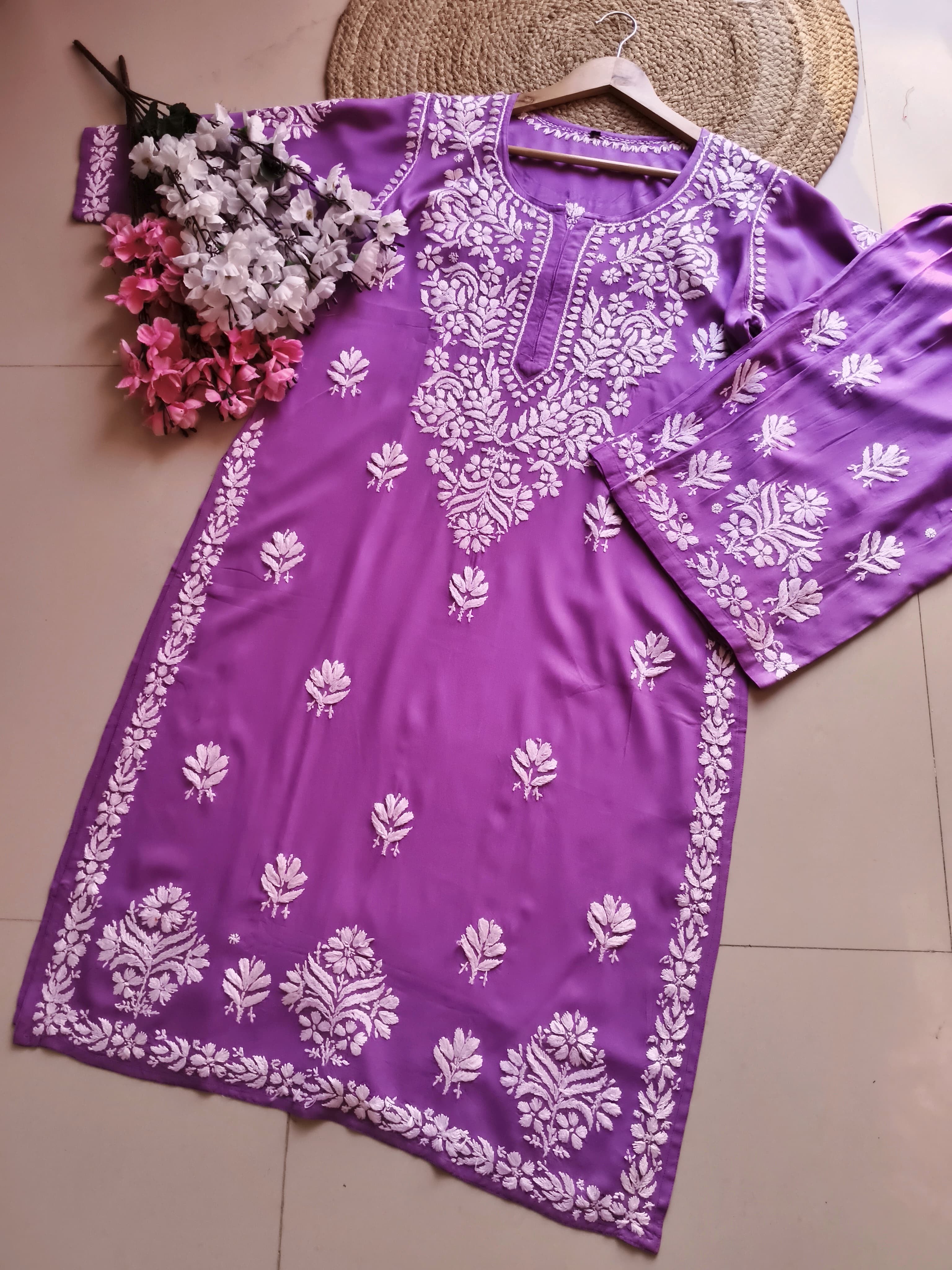 Anaya Rangin Rayon Premium Kurta plazo