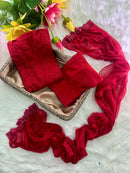 Rangrez Handcrafted Soft Rayon 3pc Ombre Set