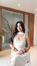 Elegant Bordered Work Ethnic Set